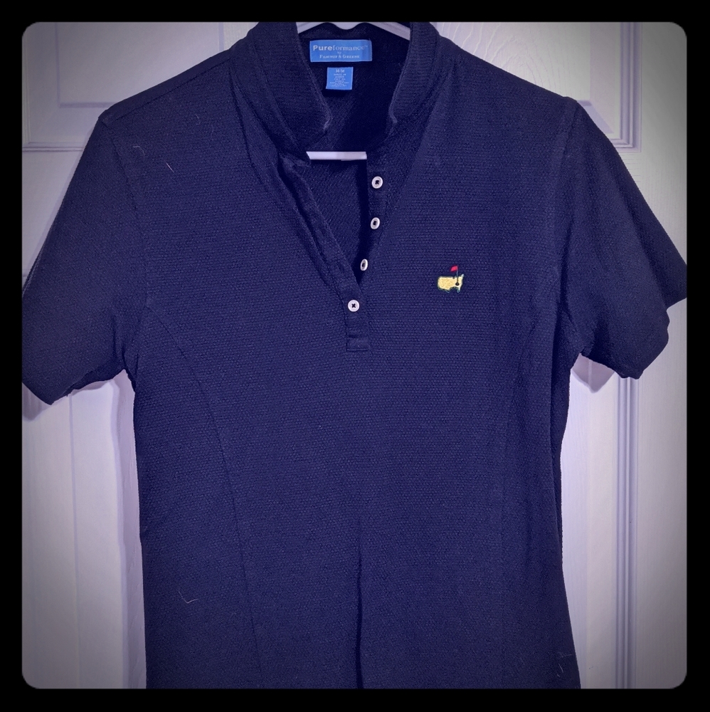 Masters logo women's golf shirt tech polo
